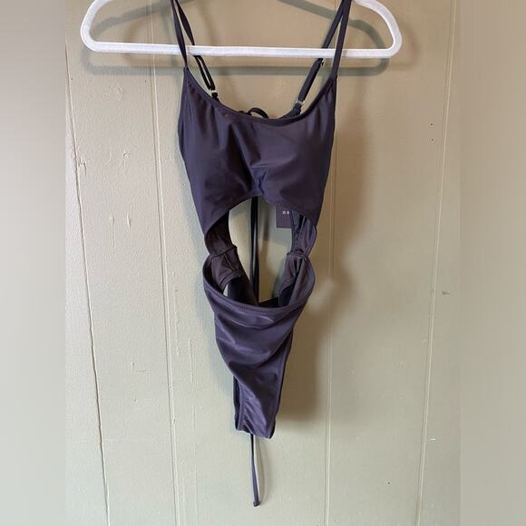 Meyeeka Bathingsuit Womens Size Small  Black Sexy Monokini One Piece Summer NEW - Picture 3 of 12